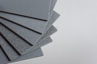 5mm light grey embossed ABS plastic sheet