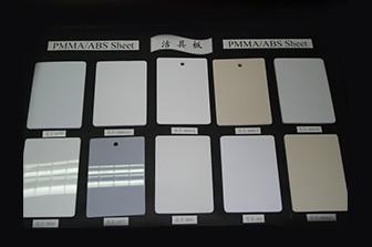 Different color choice Acrylic/ABS plastic sheet