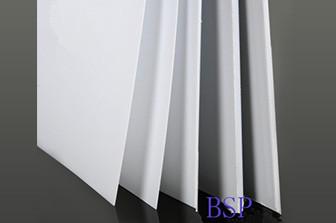 White vacuum forming ABS plastic sheet